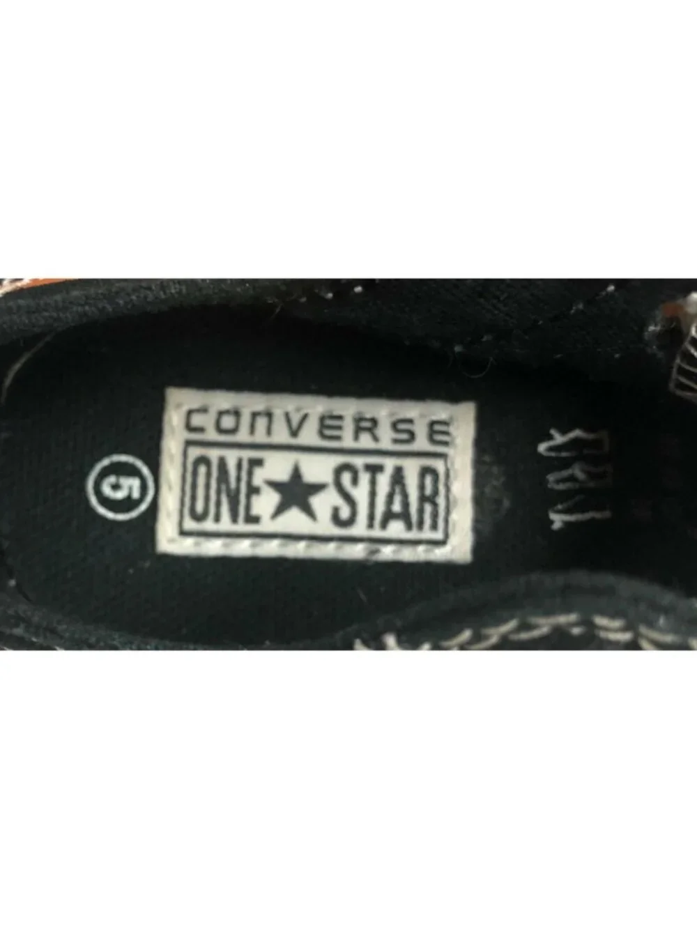 Converse One Star Sneaker Infant Toddler 5 Chuck Taylors Orange Flames Low Top